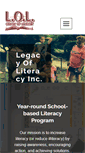 Mobile Screenshot of legacyofliteracyinc.com